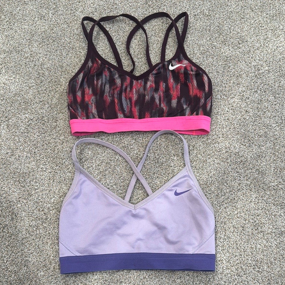 Nike Dri-Fit Lightly Lined Sports Bras - 2 Pair